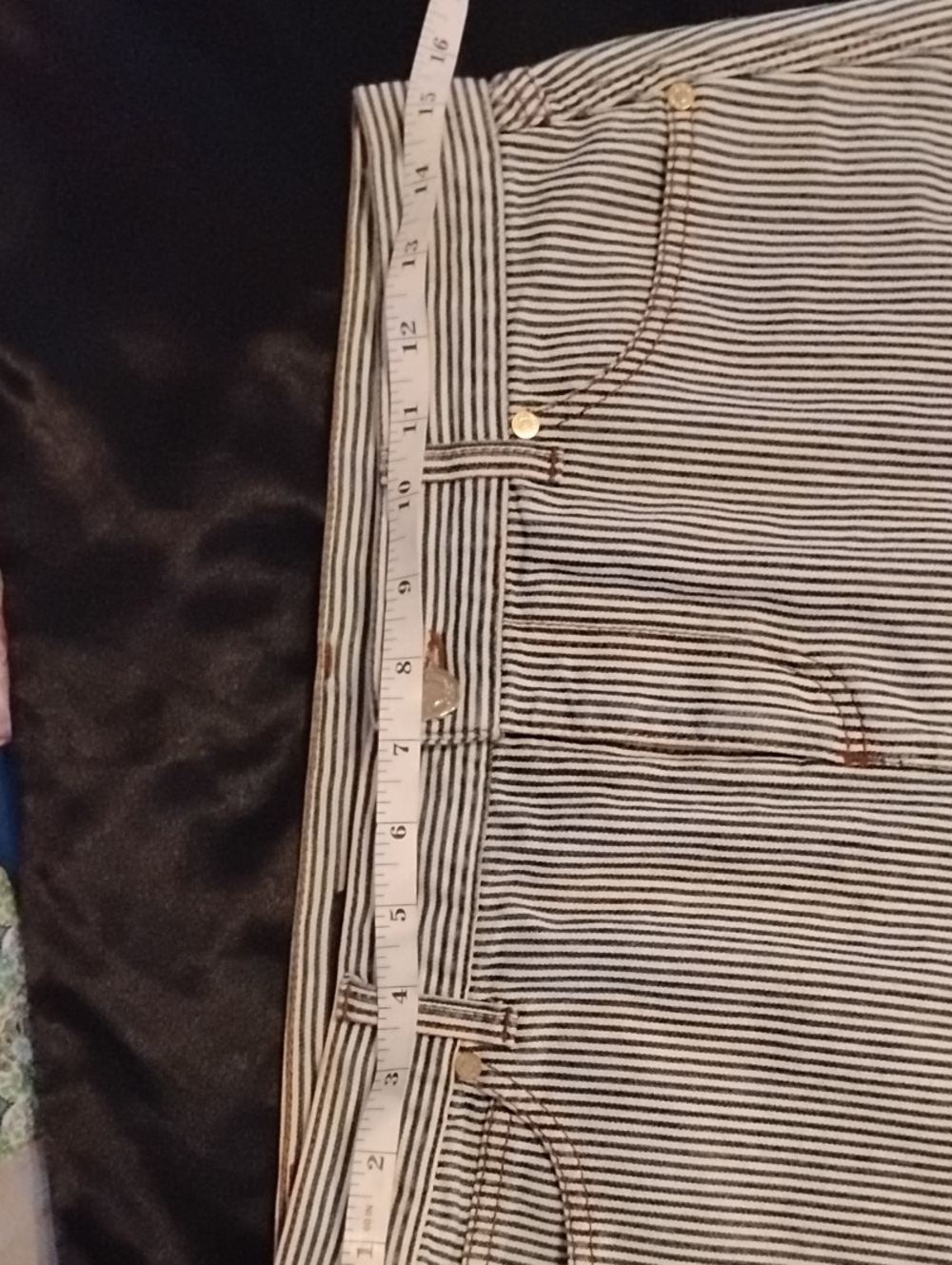 Authentic Gucci Blue and White Striped Mini Skirt - Picture 6 of 9